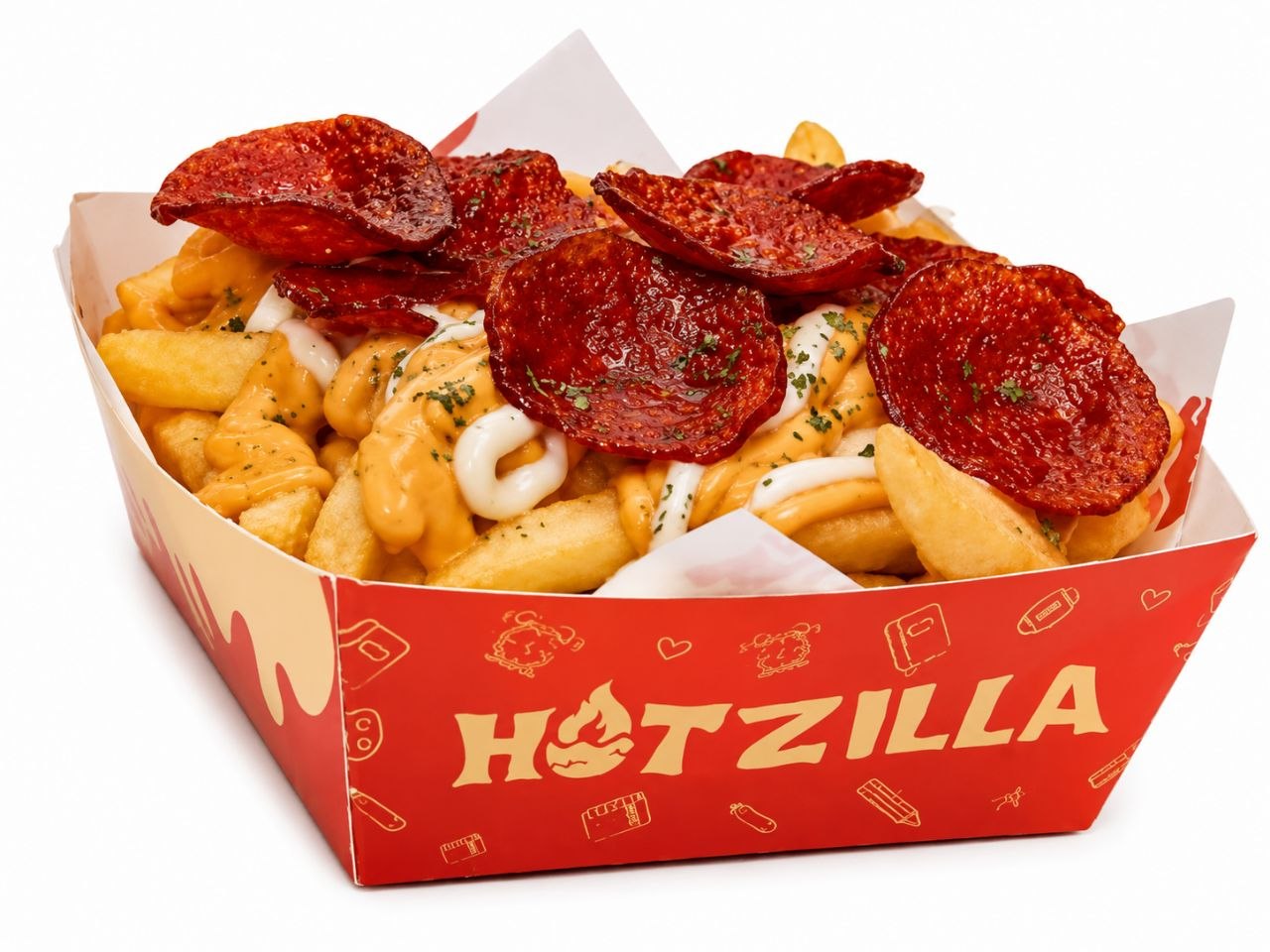 Beef Pepperoni Loaded Fries